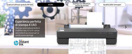 HP Designjet T250 24-in Printer stampante grandi formati Wi-Fi Getto termico d'inchiostro A colori 2400 x 1200 DPI A1 (594 x 841 mm) Collegamento ethernet LAN