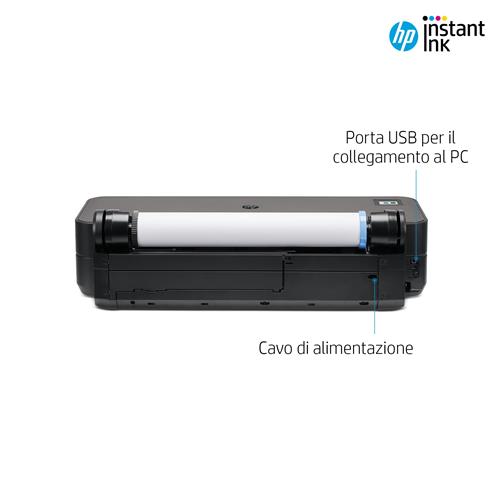 HP Designjet T250 24-in Printer stampante grandi formati Wi-Fi Getto termico d'inchiostro A colori 2400 x 1200 DPI A1 (594 x 841 mm) Collegamento ethernet LAN