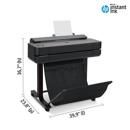 HP Designjet T650 24-in Printer stampante grandi formati Wi-Fi Getto termico d'inchiostro A colori 2400 x 1200 DPI Collegamento ethernet LAN