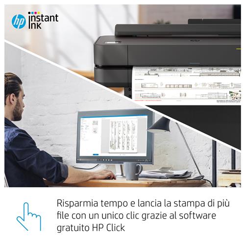 HP Designjet T650 36-in Printer stampante grandi formati Wi-Fi Getto termico d'inchiostro A colori 2400 x 1200 DPI 914 x 1897 mm Collegamento ethernet LAN
