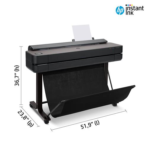 HP Designjet T650 36-in Printer stampante grandi formati Wi-Fi Getto termico d'inchiostro A colori 2400 x 1200 DPI 914 x 1897 mm Collegamento ethernet LAN