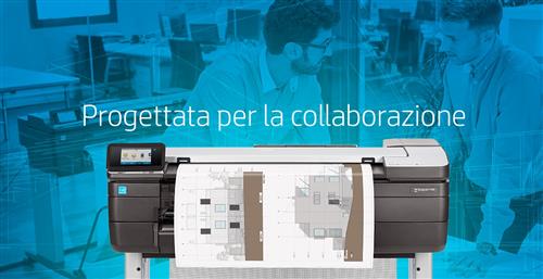 HP Designjet T830 24-in Multifunction Printer stampante grandi formati Wi-Fi Ad inchiostro A colori 2400 x 1200 DPI 610 x 1897 mm Collegamento ethernet LAN
