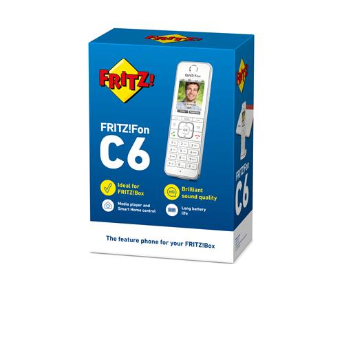 Fon FRITZ! C6 International Telefono DECT Identificatore di chiamata Bianco