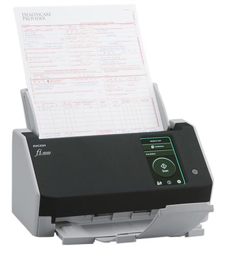 Ricoh fi-8040 ADF + scanner ad alimentazione manuale 600 x 600 DPI A4 Nero, Grigio