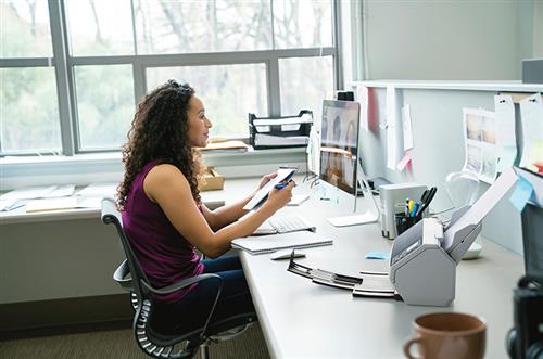 Ricoh fi-8170 ADF + scanner ad alimentazione manuale 600 x 600 DPI A4 Nero, Grigio