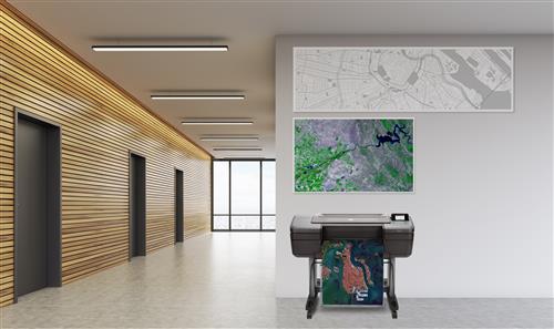 HP Designjet Z6dr 44-in PostScript Printer with V-Trimmer stampante grandi formati Getto termico d'inchiostro A colori 2400 x 1200 DPI 1118 x 1676 mm Collegamento ethernet LAN