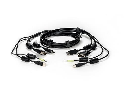 CABLE 1 DVI-D/1 DISPLAYPORT 1 USB/1 AUDIO 6FT