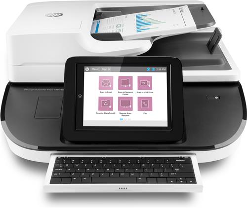 HP Flow 8500 fn2 Scanner piano e ADF