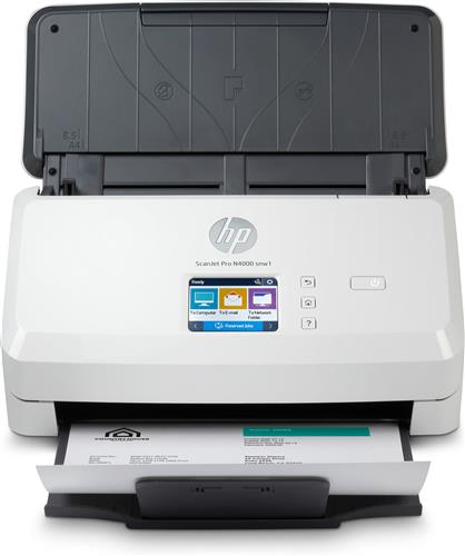 HP Scanjet Pro N4000 snw1 Sheet-feed Scanner Scanner a foglio 600 x 600 DPI A4 Nero, Bianco
