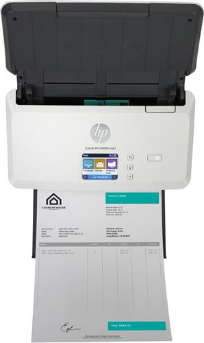 HP Scanjet Pro N4000 snw1 Sheet-feed Scanner Scanner a foglio 600 x 600 DPI A4 Nero, Bianco
