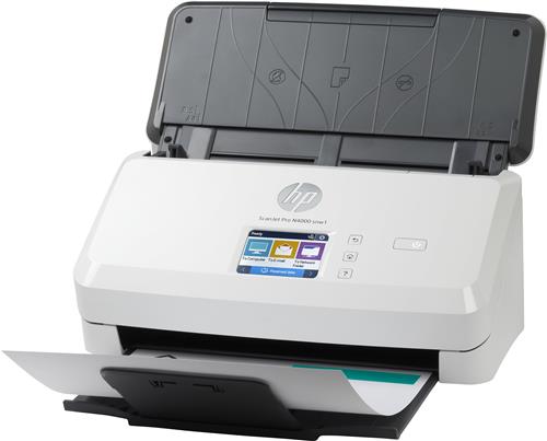 HP Scanjet Pro N4000 snw1 Sheet-feed Scanner Scanner a foglio 600 x 600 DPI A4 Nero, Bianco