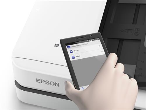 Epson WorkForce DS-1660W Scanner piano 600 x 600 DPI A4 Nero, Bianco