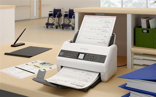 Epson DS-730N Scanner a foglio 600 x 600 DPI A4 Nero, Grigio