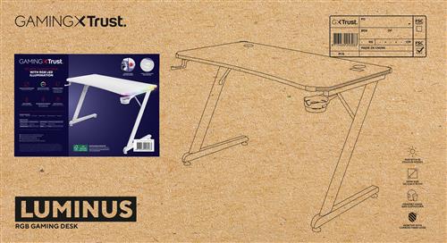 Trust GXT 709W LUMINUS Bianco