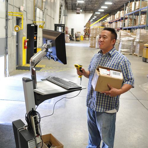 Ergotron Neo-Flex LCD Cart Grigio Pannello piatto Carrello/trolley multimediale