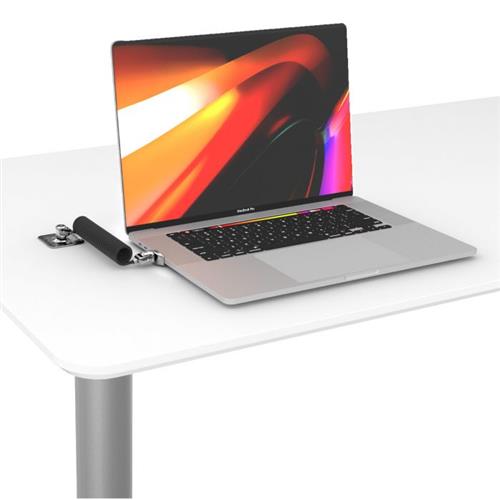 Compulocks Dual Head Coiled Cable Keyed Lock cavo di sicurezza Nero