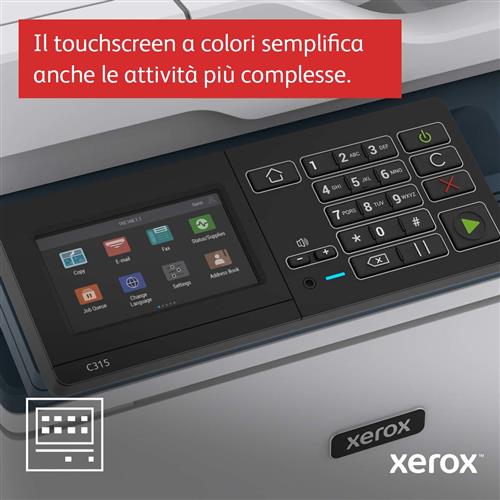 Xerox C315V_DNI stampante multifunzione Laser 1200 x 1200 DPI 35 ppm Wi-Fi