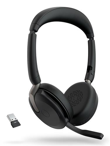 Jabra Evolve2 65 Flex Auricolare Con cavo e senza cavo A Padiglione Ufficio Bluetooth Nero