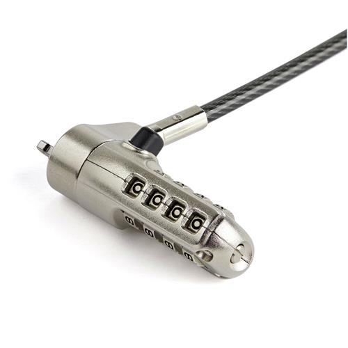 2 M (6.6 FT.) LAPTOP CABLE LOCK COMBINATION - NANO-SLOT
