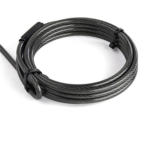 2 M (6.6 FT.) LAPTOP CABLE LOCK COMBINATION - NANO-SLOT