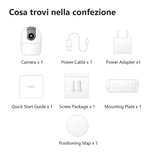 A1 2MP (1080P) H.265/H.264 VISIONE NOTTURNA (IR) FINO 10M