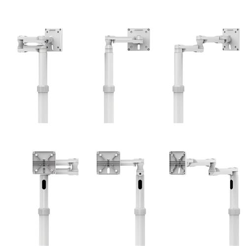 IPAD 10TH-11TH (A16) GEN SPACE ENCL.MEDICAL ROLLING CART EXT WH