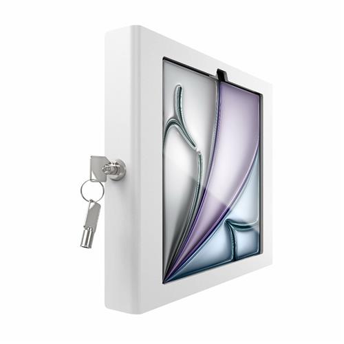 IPAD AIR M2 AND M3 11IN APEX SECURED ENCLOSURE WALL MOUNT WHT