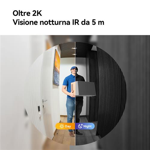 Imou DB-3EP-4M0W/DS3 kit campanello Nero