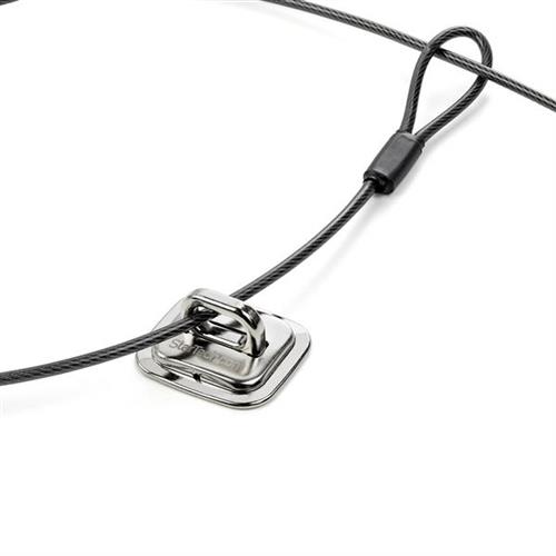 PUNTO DI ANCORAGGIO PER CAVO DI SICUREZZA PORTATILE - ACCIAIO