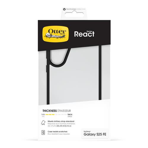 OB REACT DELANEY BLACK CRYSTAL - CLEAR/BLACK