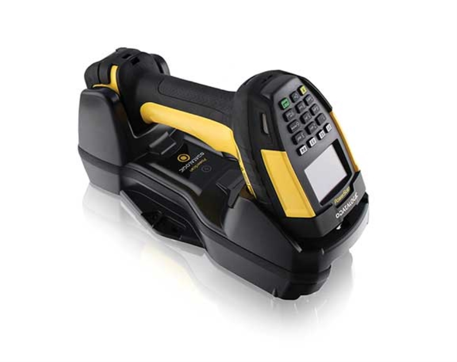 Datalogic PM9600-DKHP433RK10 lettore di codici a barre Lettore di codici a barre portatile 1D/2D Laser Nero, Giallo