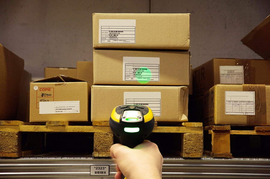 Datalogic PowerScan 95X1 Auto Range Lettore di codici a barre portatile 1D/2D LED Nero, Giallo