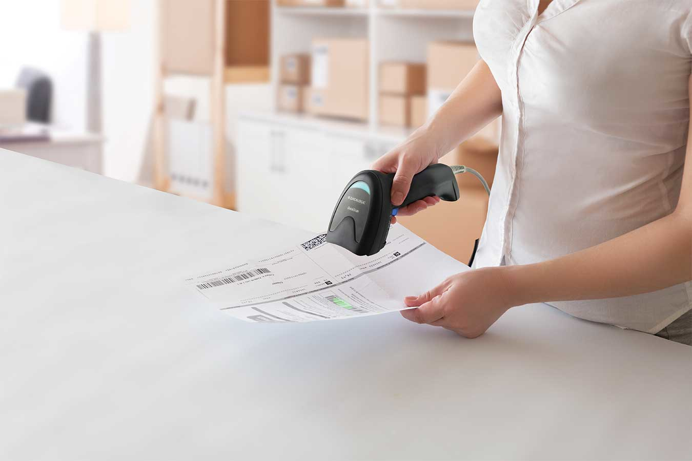 Datalogic QD2220-BKK1 lettore di codici a barre Lettore di codici a barre portatile 1D LED Nero