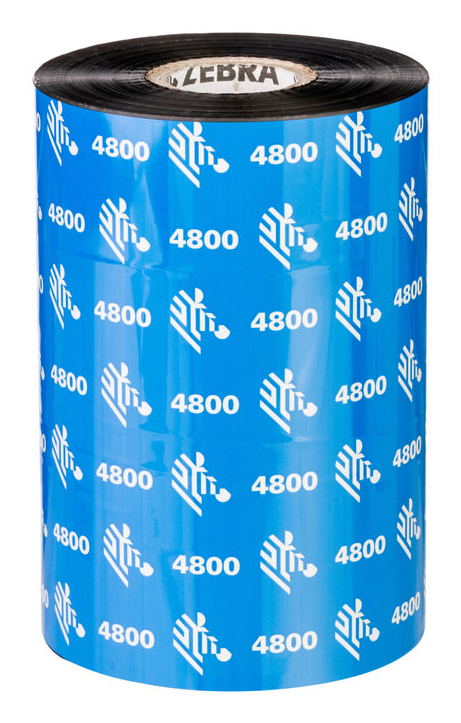 Zebra 4800 Resin nastro termico 450 m Nero