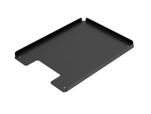 6/8/9000 SERIES PRINTER PLATE STRAIGHT ANGLE BLACK
