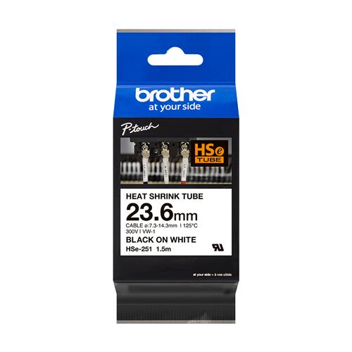 HSE-251 SHRINKTUB.CART.23.6MM FOR BROTHER P-TOUCH DIV MODELS