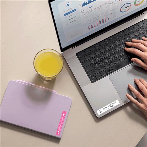 NASTRO BTAG231DA 12MM NERO SU BIANCO LUNGHEZZA 4 M