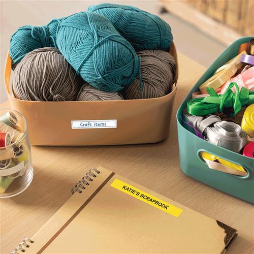 NASTRO BTAG233DA 12MM BLU SU BIANCO LUNGHEZZA 4 M