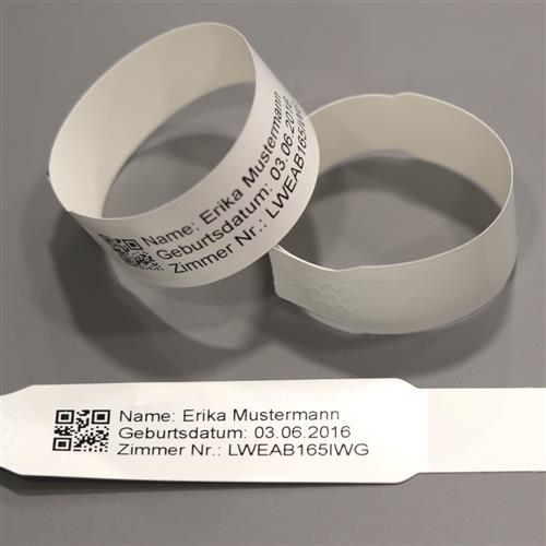 PATIENT BRACELETS CHILDREN WHITE 250 PCS PER ROLL MOQ 4