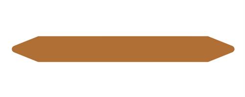 PRE-CUT PIPE MARKER ROLLS BROWN/PETROL WITHOUT PICTOGRAM 1