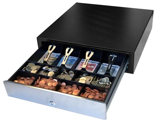 SLIDE-OUT BLACK SS FRONT 24V RJ11 417X417X112MM