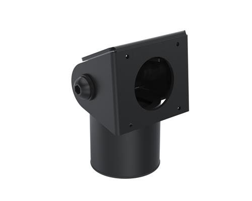 SP1 TAB TILT W/ 40X40 HOLE P BLACK HEAD UNIT ONLY