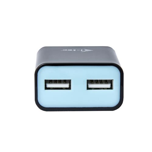 i-tec CHARGER2A4B Caricabatterie per dispositivi mobili Telefono cellulare Nero AC Interno