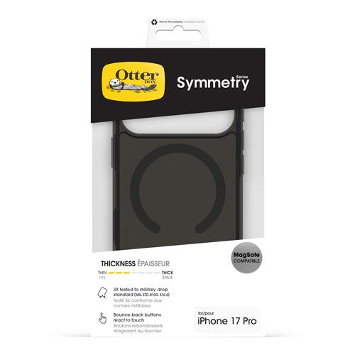 OB SYMMETRY CLEAR MAGSAFE CAM. CONTROL APPLE IPHONE 17 PRO BLK