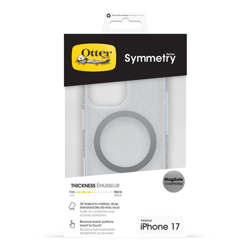 OB SYMMETRY CLEAR MAGSAFE CAM. Control Apple iPhone 17 SD clear