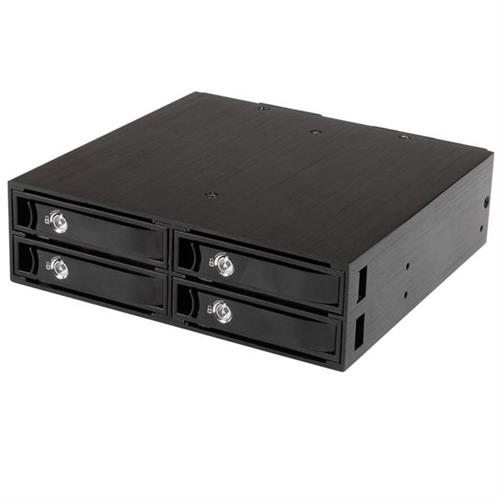 StarTech.com SATSASBP425 pannello drive bay 13,3 cm (5.25) Vassoio per unità di memorizzazione Nero