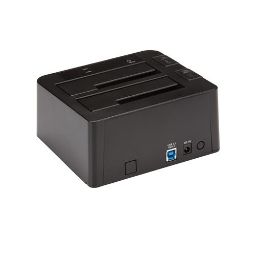StarTech.com SDOCK2U313 docking station per unità di archiviazione USB 3.2 Gen 2 (3.1 Gen 2) Type micro-B Nero