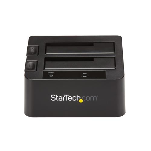StarTech.com SDOCK2U313 docking station per unità di archiviazione USB 3.2 Gen 2 (3.1 Gen 2) Type micro-B Nero