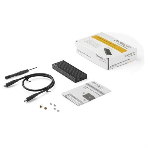 StarTech.com M2E1BMU31C contenitore di unità di archiviazione Box esterno SSD Nero