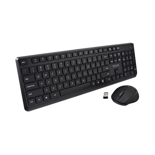 V7 CKW350US tastiera Mouse incluso Universale RF Wireless QWERTY Inglese US Nero